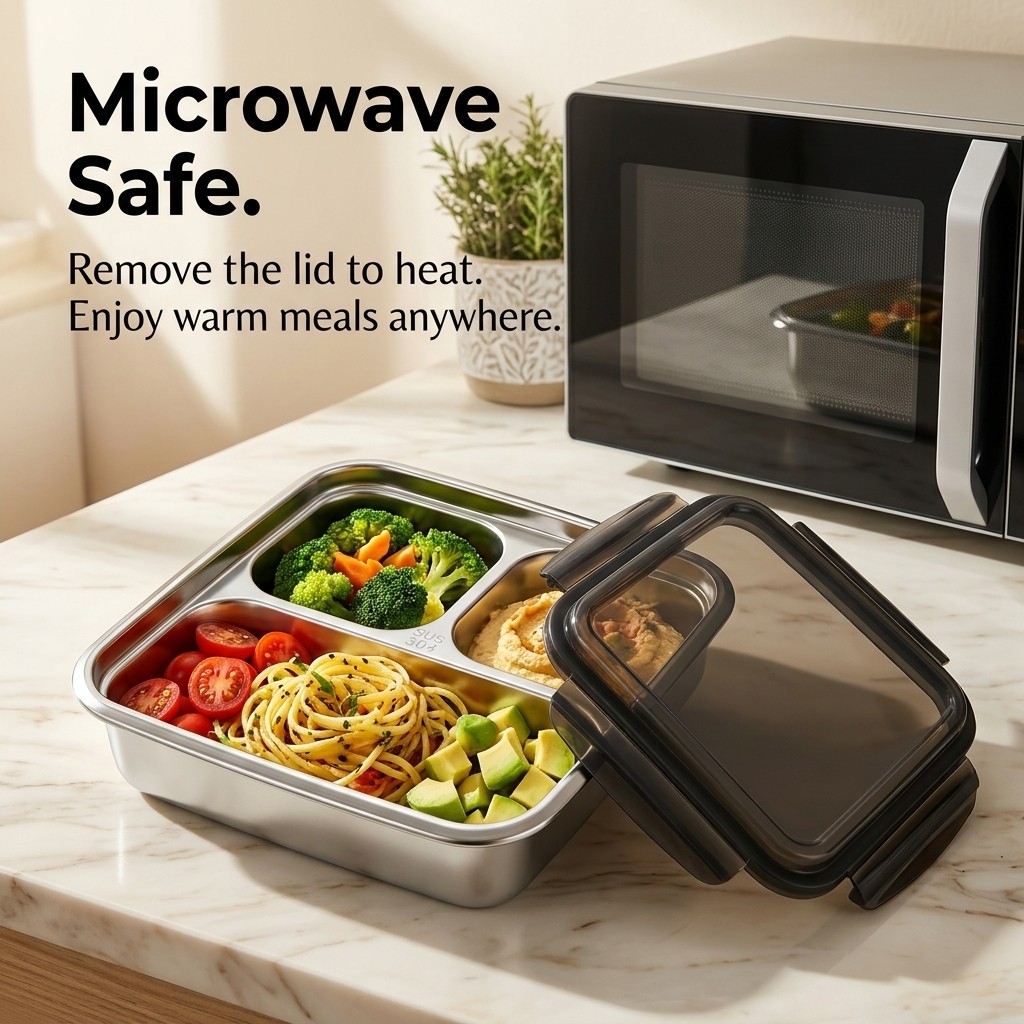 Large Capacity Lunch Container - Meal Prep Bowl ulasan dan harga