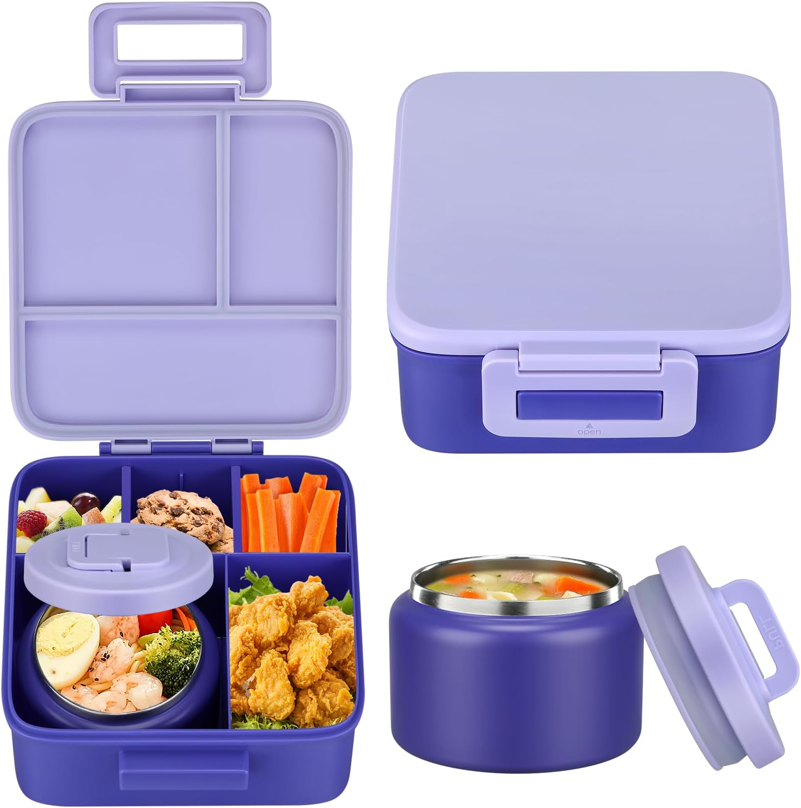 1 Set Bento Lunch Box for Kids - Meal Prep Bowl ulasan dan harga