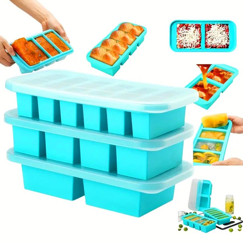 2 or 3-piece Silicone Freezer  - Meal Prep Template ulasan dan harga