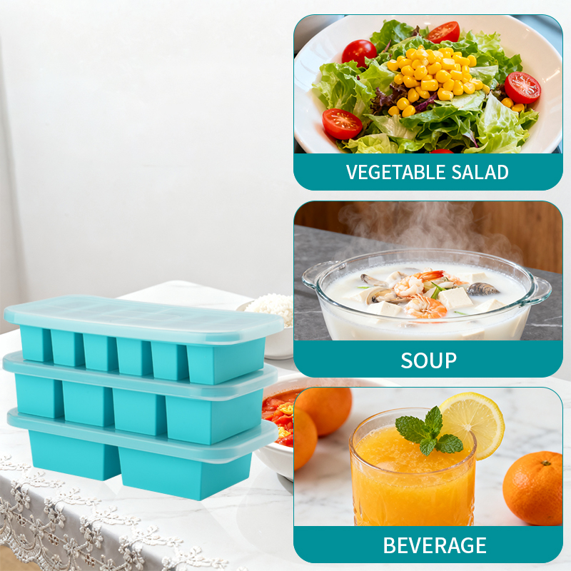 2 or 3-piece Silicone Freezer  - Meal Prep Template ulasan dan harga