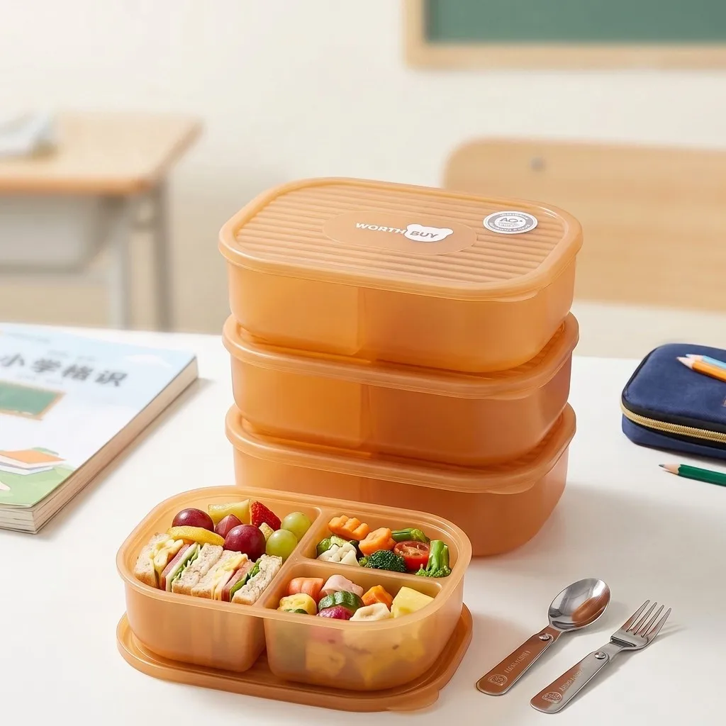 Japanese Plastic Bento Box Kid - Meal Prep Or Prep Meal ulasan dan harga